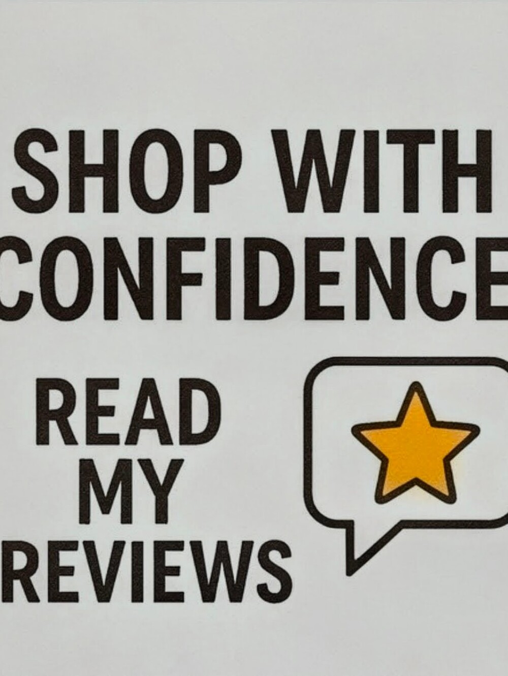 SHOP WITH CONFIDENCE 💖 READ MY REVIEWS!